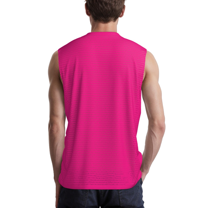 All-Over Prace life Men's Sleeveless Vest Basketball Jersey-Special Neck