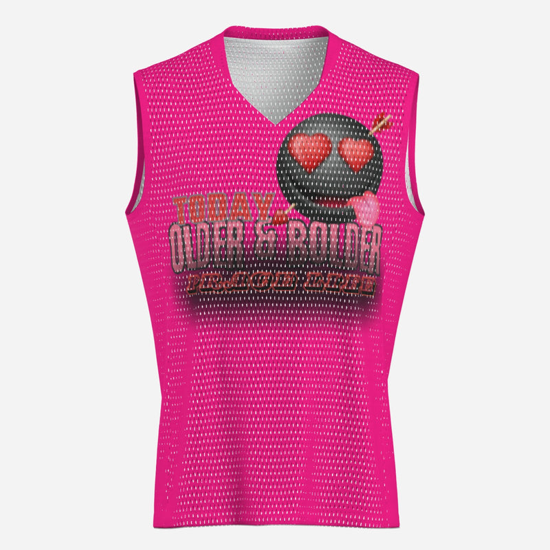 All-Over Prace life Men's Sleeveless Vest Basketball Jersey-Special Neck